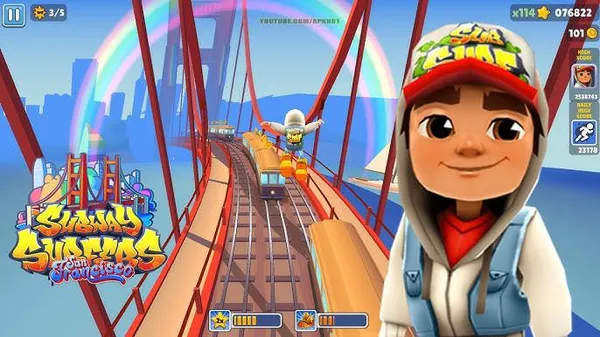 game trẻ em - Subway Surfers